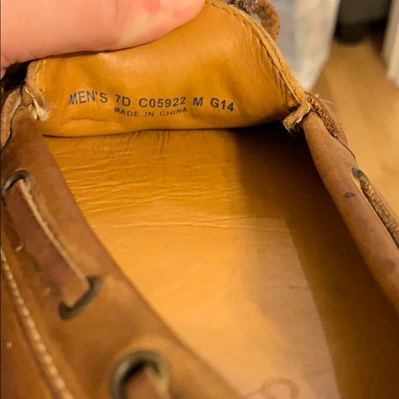 Brown Leather Cole Haan Driving Mocs/Loafers Sz 7 - Picture 4 of 4